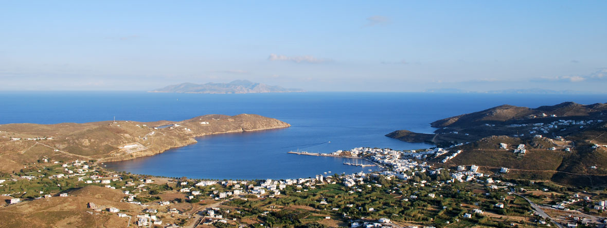 Livadi, the port of Serifos